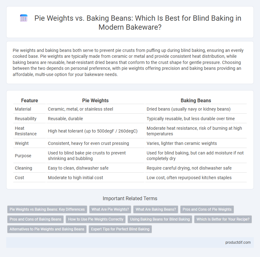 Pie Weights vs. Baking Beans: Which Is Best for Blind Baking in Modern Bakeware?