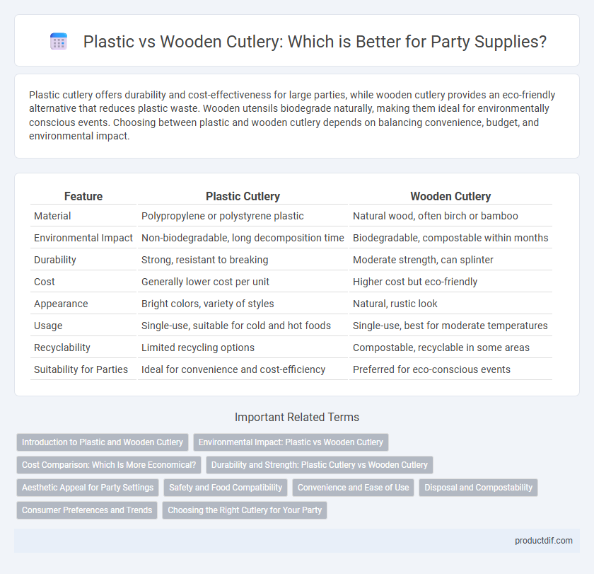 Plastic vs Wooden Cutlery: Which is Better for Party Supplies?