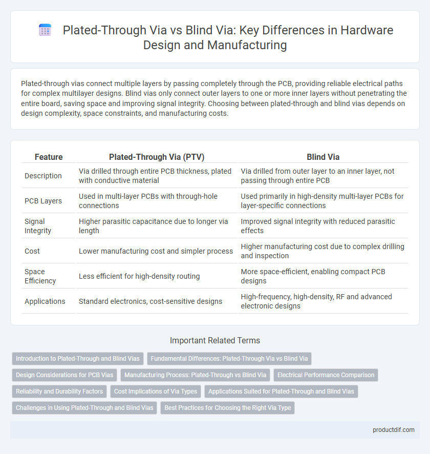 Plated-Through Via vs Blind Via: Key Differences in Hardware Design and Manufacturing