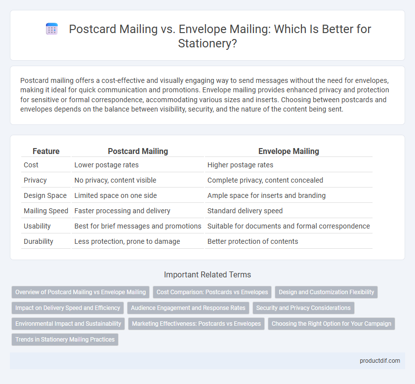 Postcard Mailing vs. Envelope Mailing: Which Is Better for Stationery?