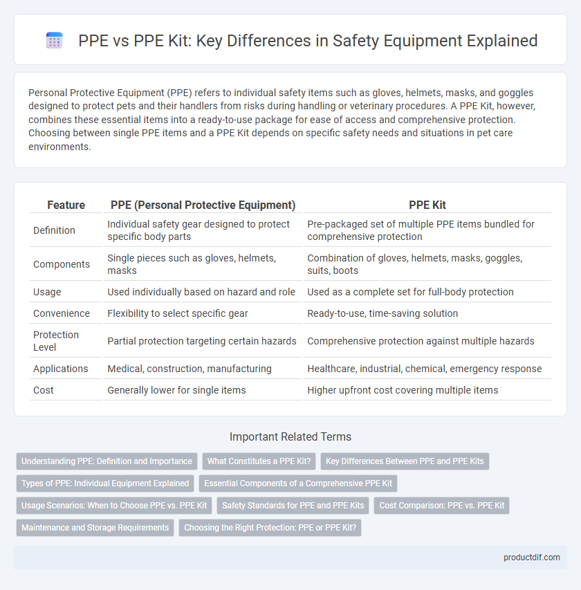 PPE vs PPE Kit: Key Differences in Safety Equipment Explained