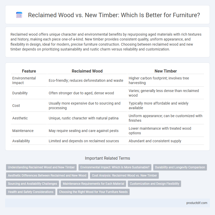 Reclaimed Wood vs. New Timber: Which Is Better for Furniture?