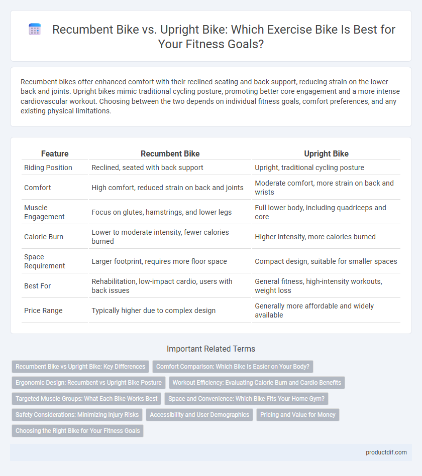Recumbent Bike vs. Upright Bike: Which Exercise Bike Is Best for Your Fitness Goals?