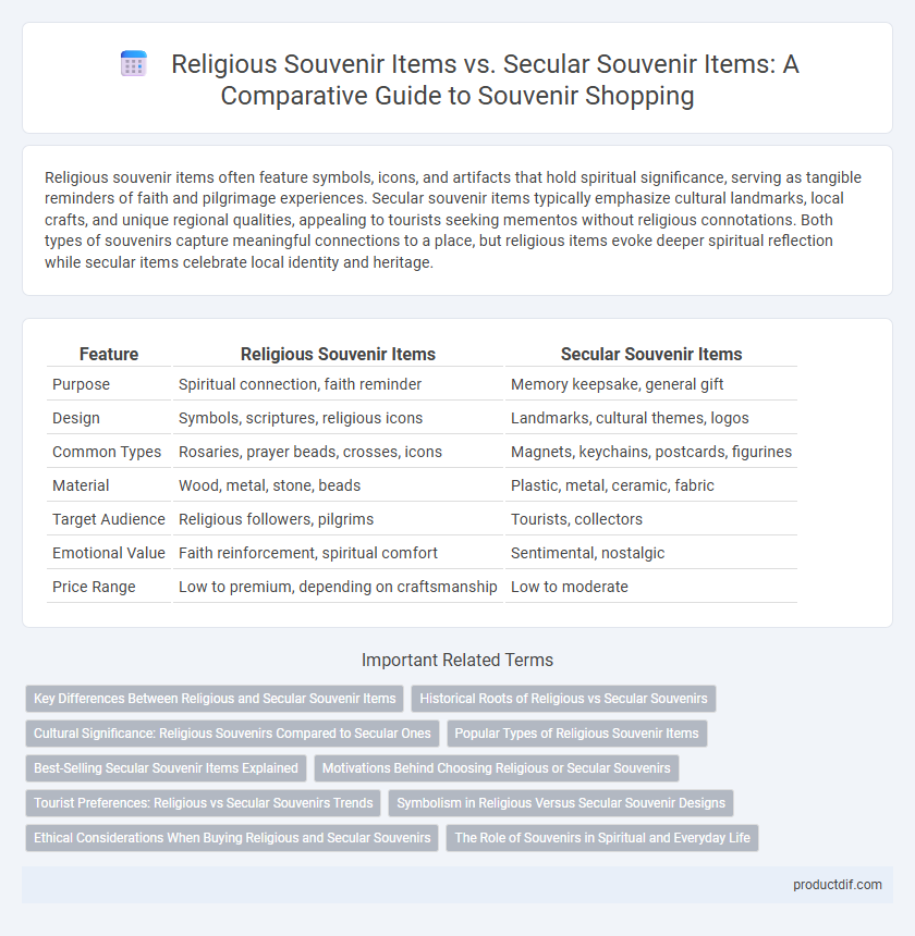 Religious Souvenir Items vs. Secular Souvenir Items: A Comparative Guide to Souvenir Shopping