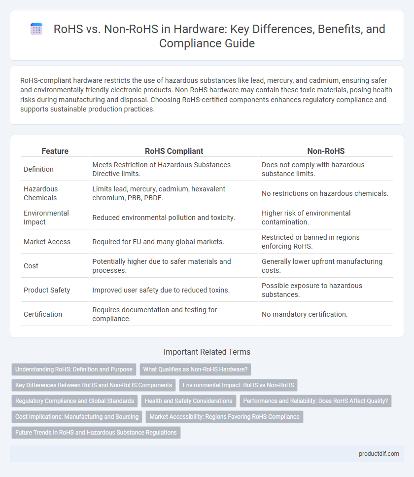 RoHS vs. Non-RoHS in Hardware: Key Differences, Benefits, and Compliance Guide