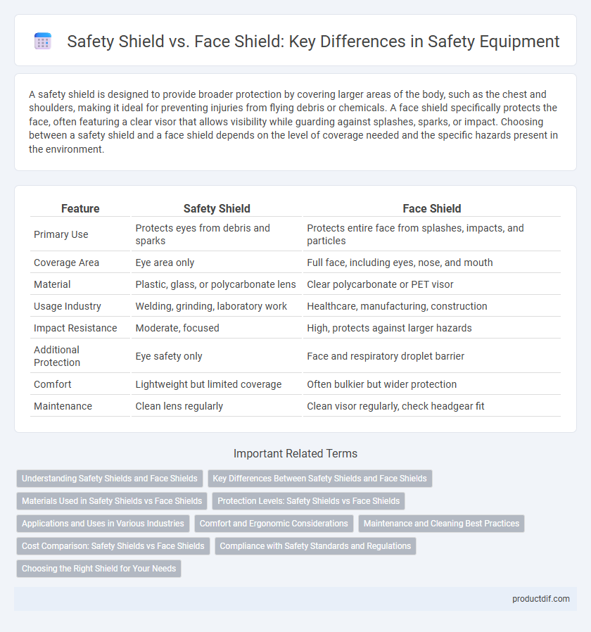 Safety Shield vs. Face Shield: Key Differences in Safety Equipment