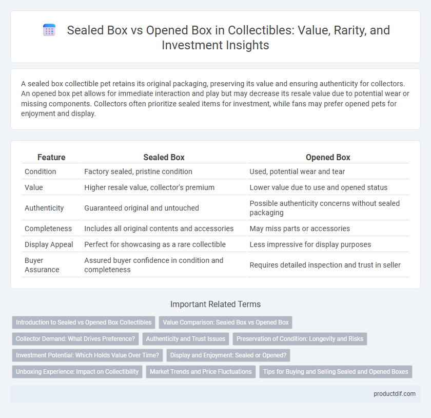 Sealed Box vs Opened Box in Collectibles: Value, Rarity, and Investment Insights