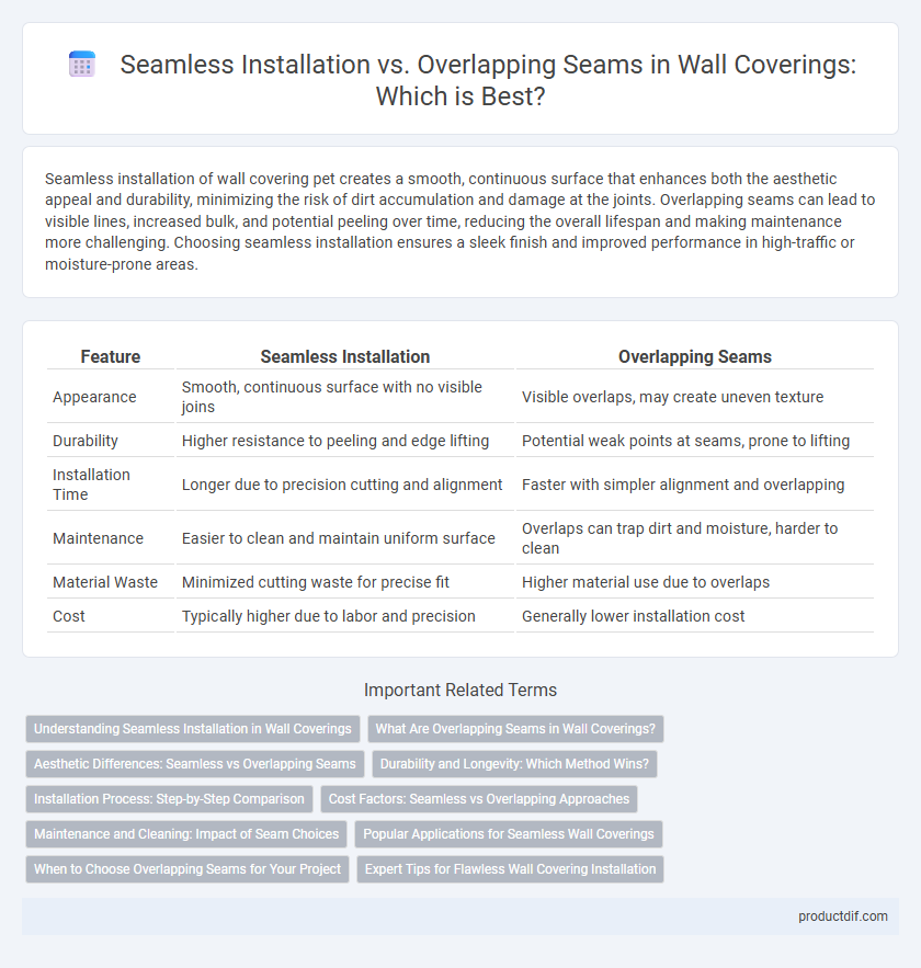 Seamless Installation vs. Overlapping Seams in Wall Coverings: Which is Best?
