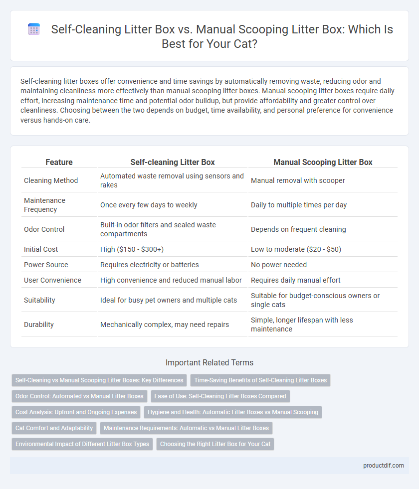 Self-Cleaning Litter Box vs. Manual Scooping Litter Box: Which Is Best for Your Cat?