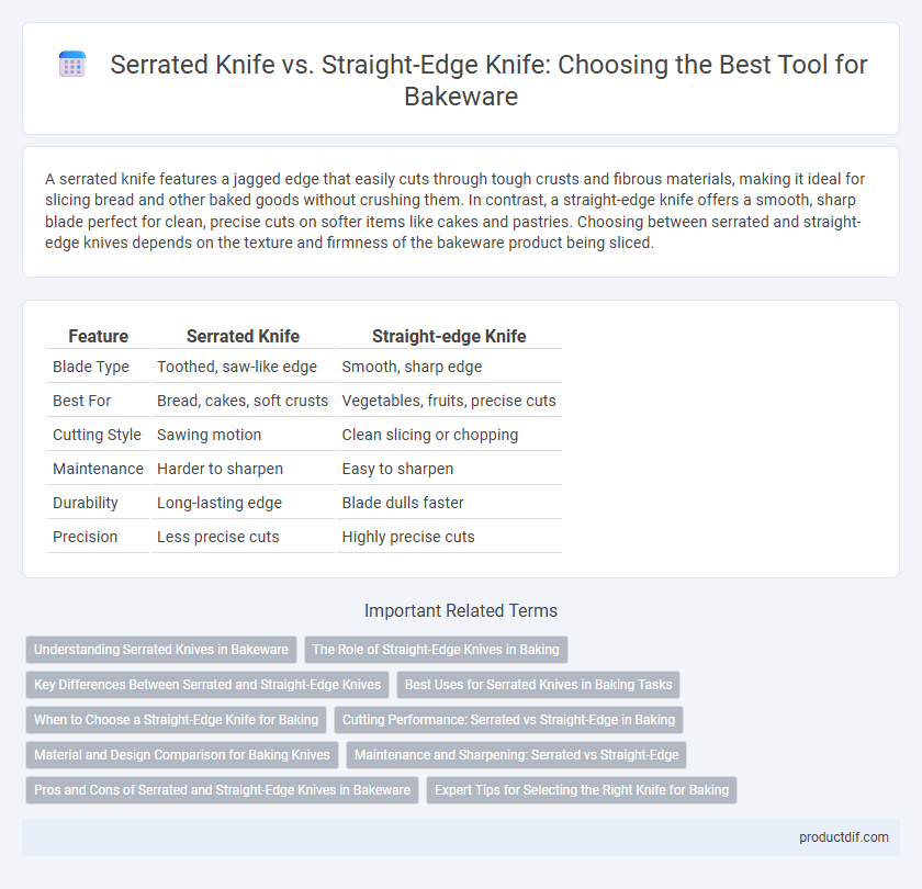 Serrated Knife vs. Straight-Edge Knife: Choosing the Best Tool for Bakeware
