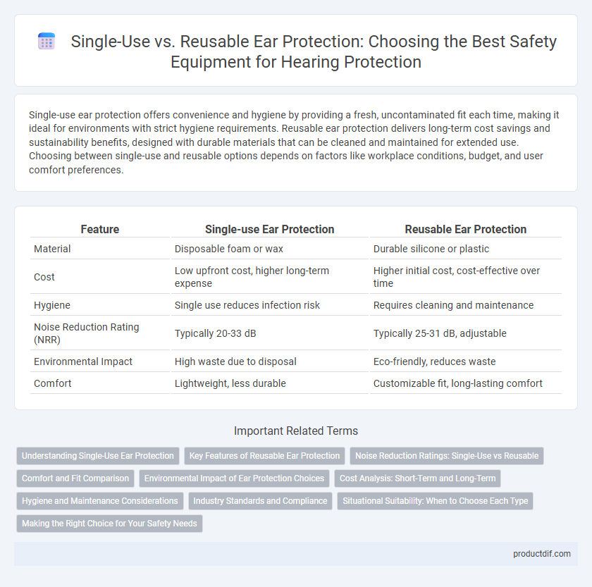 Single-Use vs. Reusable Ear Protection: Choosing the Best Safety Equipment for Hearing Protection