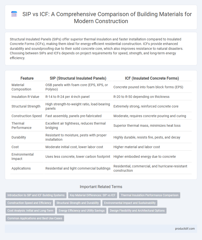 SIP vs ICF: A Comprehensive Comparison of Building Materials for Modern Construction