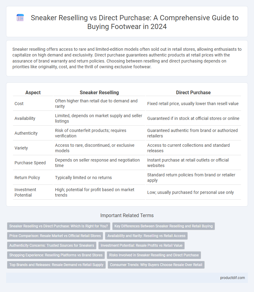 Sneaker Reselling vs Direct Purchase: A Comprehensive Guide to Buying Footwear in 2024