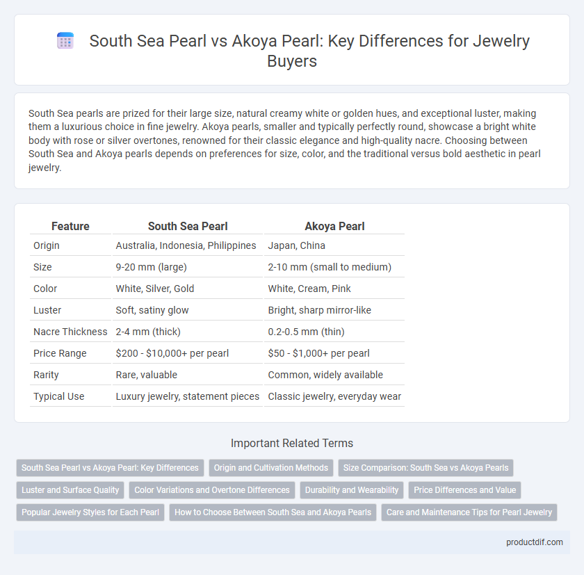 South Sea Pearl vs Akoya Pearl: Key Differences for Jewelry Buyers