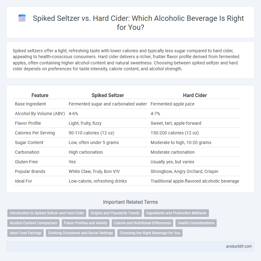 Spiked Seltzer vs. Hard Cider: Which Alcoholic Beverage Is Right for You?
