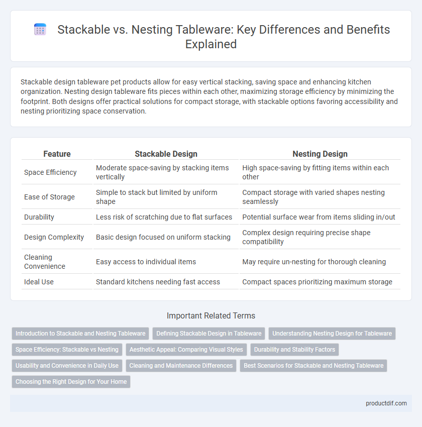 Stackable vs. Nesting Tableware: Key Differences and Benefits Explained