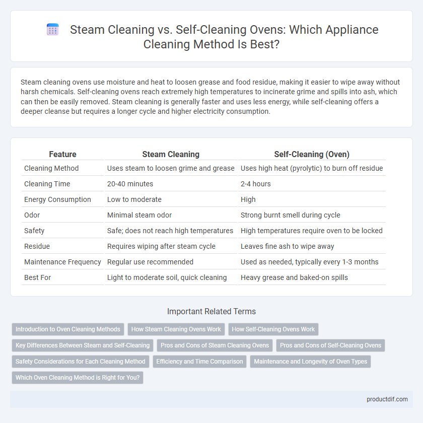 Steam Cleaning vs. Self-Cleaning Ovens: Which Appliance Cleaning Method Is Best?