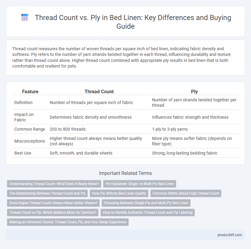 Thread Count vs. Ply in Bed Linen: Key Differences and Buying Guide
