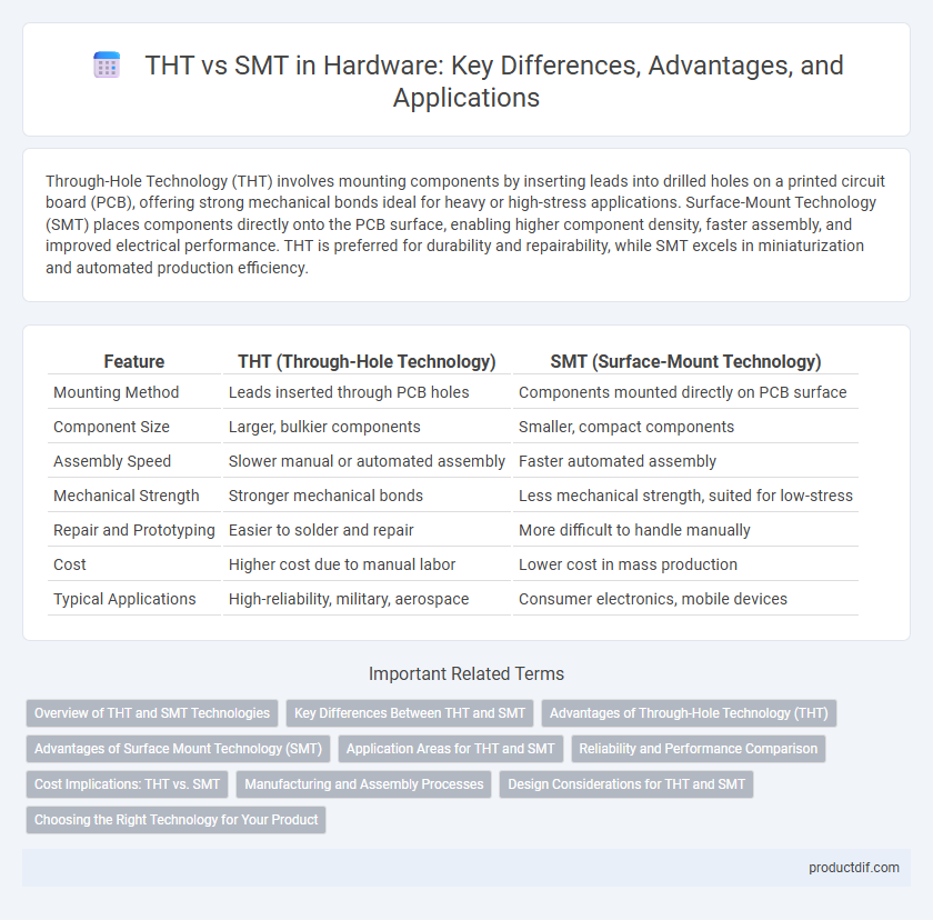 THT vs SMT in Hardware: Key Differences, Advantages, and Applications