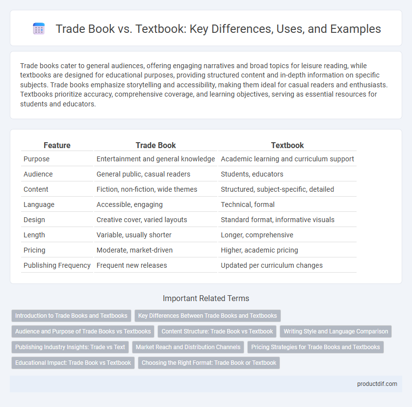 Trade Book vs. Textbook: Key Differences, Uses, and Examples