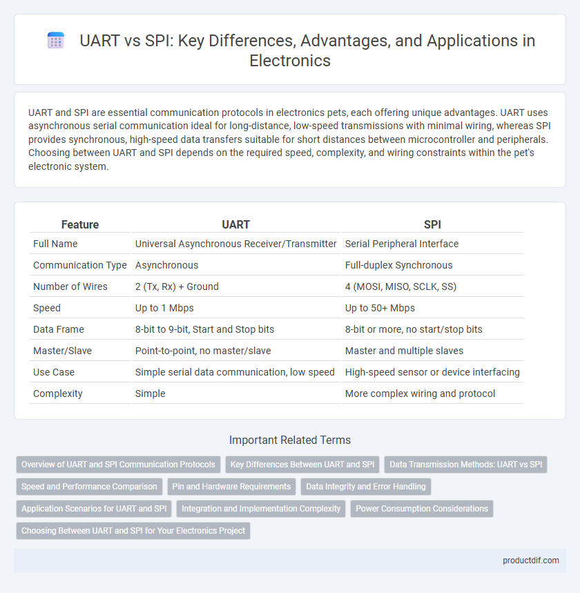 UART vs SPI: Key Differences, Advantages, and Applications in Electronics