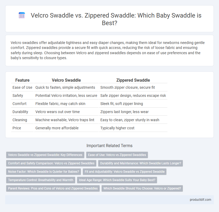 Velcro Swaddle vs. Zippered Swaddle: Which Baby Swaddle is Best?