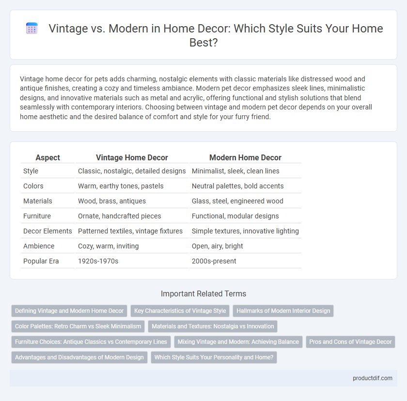 Vintage vs. Modern in Home Decor: Which Style Suits Your Home Best?