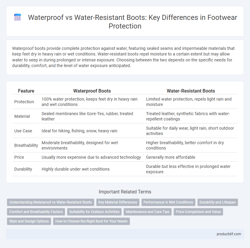 Waterproof vs Water-Resistant Boots: Key Differences in Footwear Protection