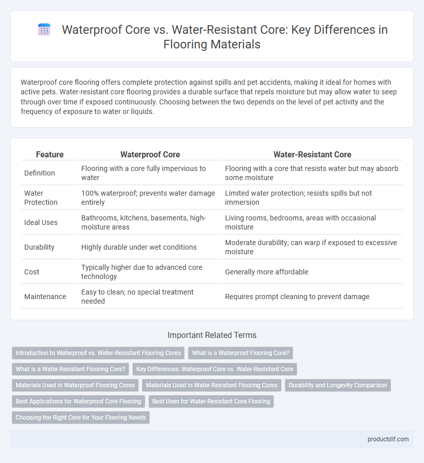 Waterproof Core vs. Water-Resistant Core: Key Differences in Flooring Materials