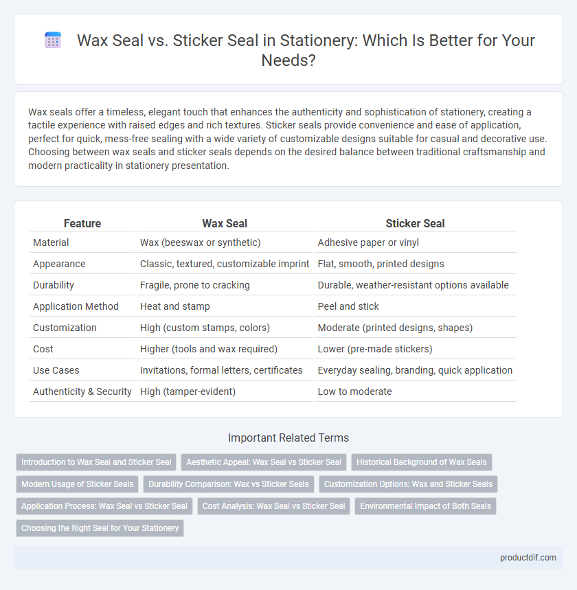 Wax Seal vs. Sticker Seal in Stationery: Which Is Better for Your Needs?