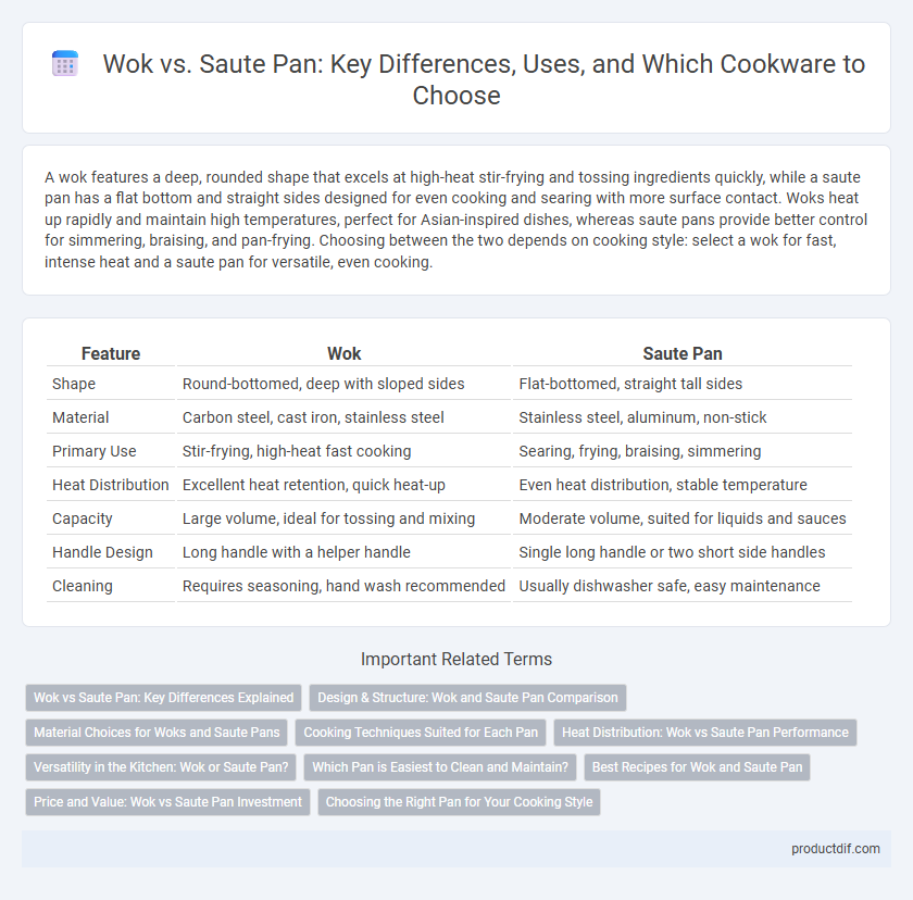 Wok vs. Saute Pan: Key Differences, Uses, and Which Cookware to Choose
