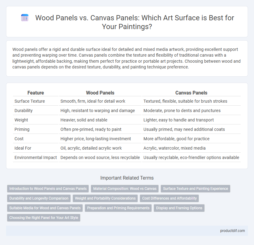 Wood Panels vs. Canvas Panels: Which Art Surface is Best for Your Paintings?