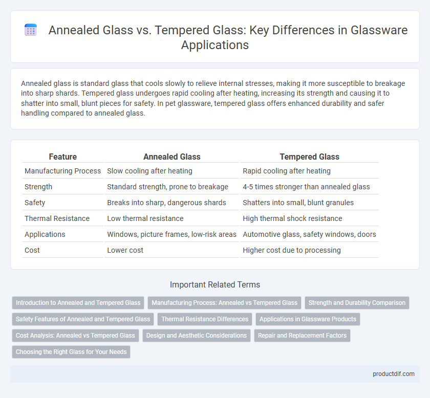 Annealed Glass vs. Tempered Glass: Key Differences in Glassware Applications