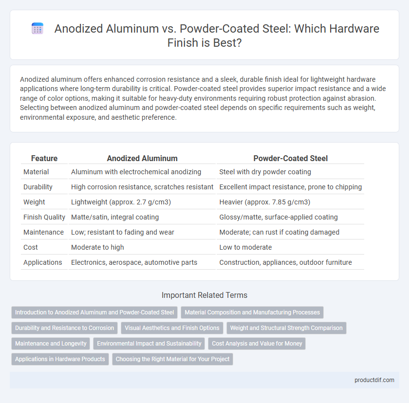 Anodized Aluminum vs. Powder-Coated Steel: Which Hardware Finish is Best?