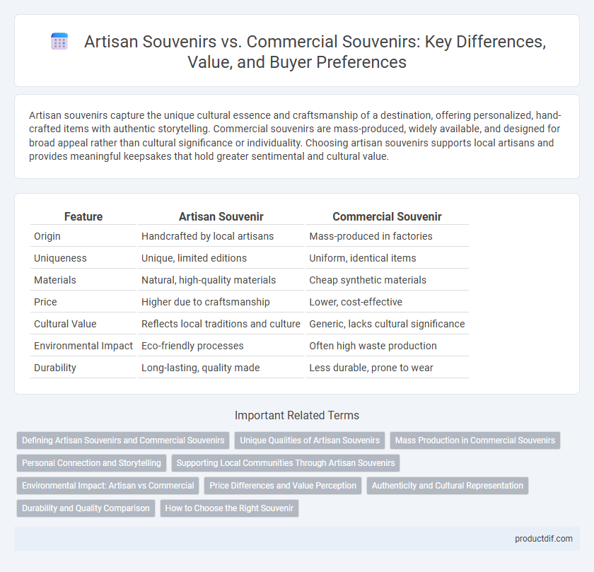 Artisan Souvenirs vs. Commercial Souvenirs: Key Differences, Value, and Buyer Preferences