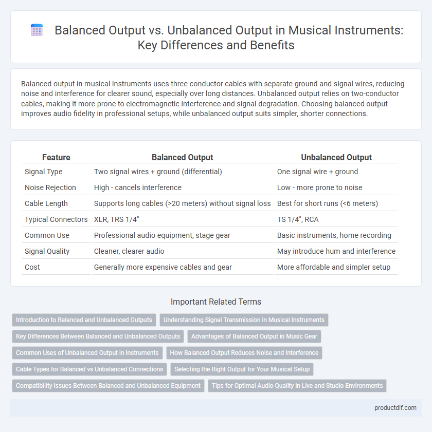 Balanced Output vs. Unbalanced Output in Musical Instruments: Key Differences and Benefits