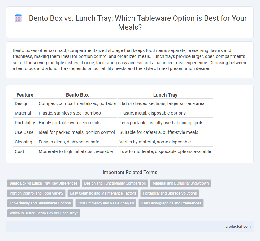 Bento Box vs. Lunch Tray: Which Tableware Option is Best for Your Meals?