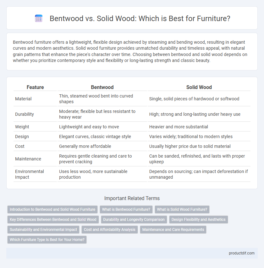 Bentwood vs. Solid Wood: Which is Best for Furniture?