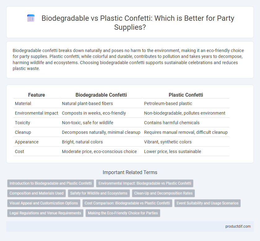 Biodegradable vs Plastic Confetti: Which is Better for Party Supplies?