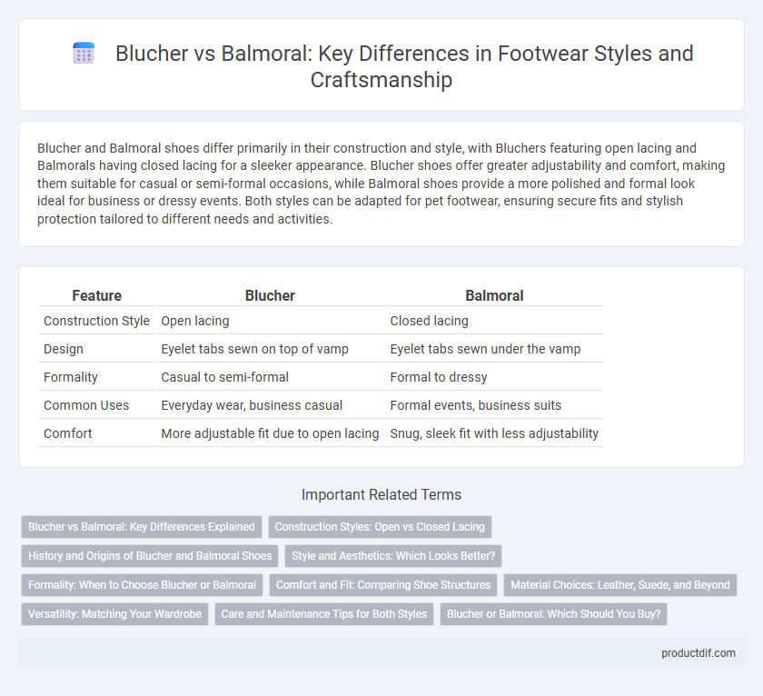 Blucher vs Balmoral: Key Differences in Footwear Styles and Craftsmanship