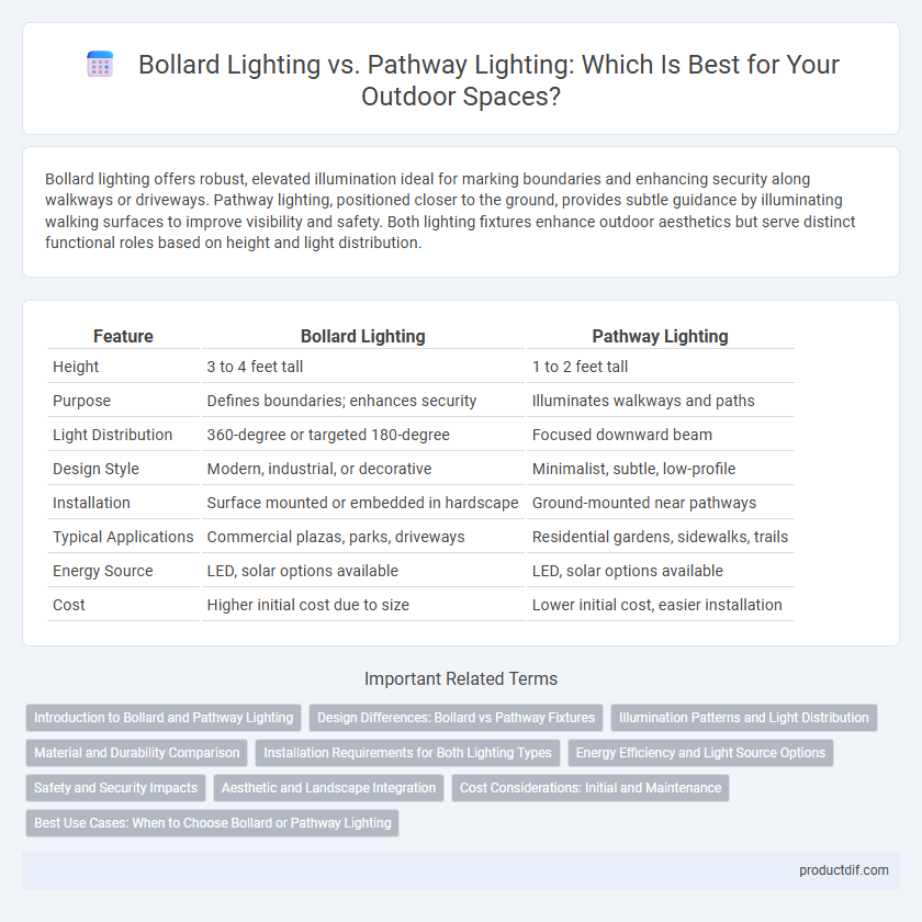Bollard Lighting vs. Pathway Lighting: Which Is Best for Your Outdoor Spaces?