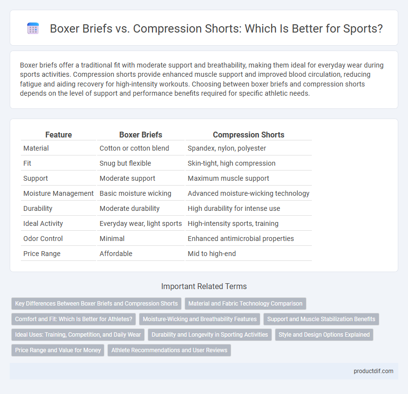 Boxer Briefs vs. Compression Shorts: Which Is Better for Sports?