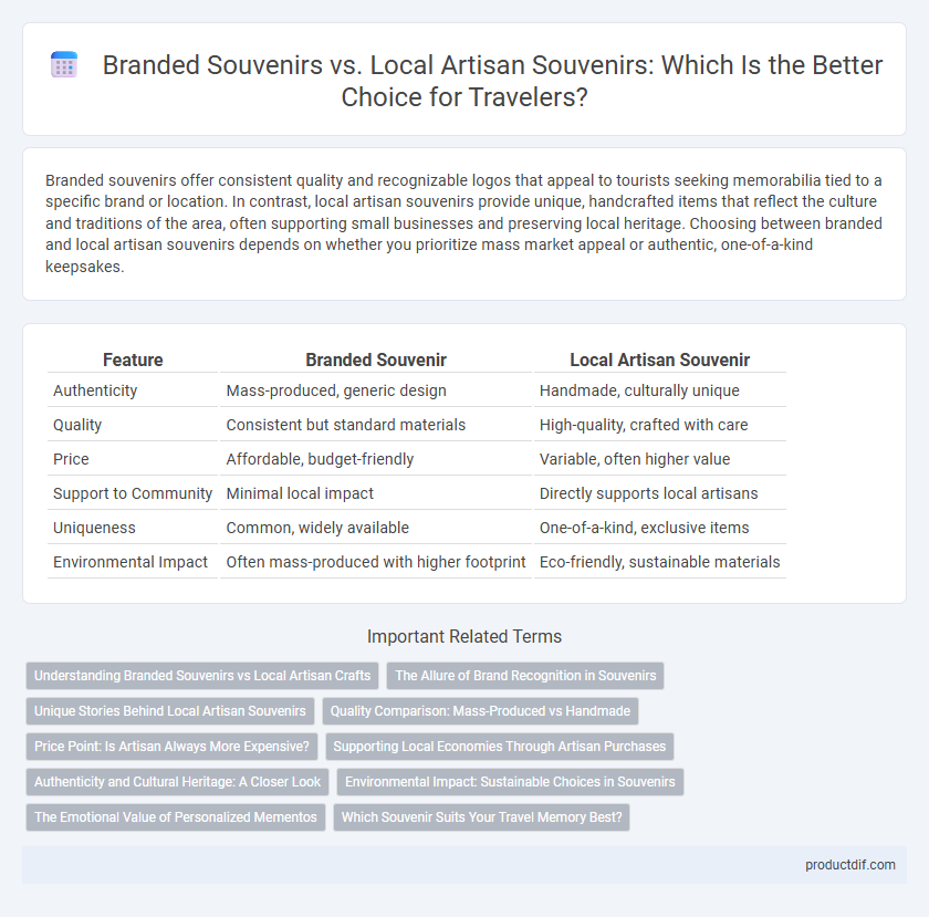 Branded Souvenirs vs. Local Artisan Souvenirs: Which Is the Better Choice for Travelers?