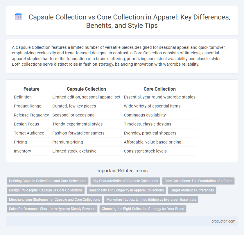 Capsule Collection vs Core Collection in Apparel: Key Differences, Benefits, and Style Tips