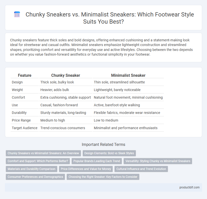 Chunky Sneakers vs. Minimalist Sneakers: Which Footwear Style Suits You Best?