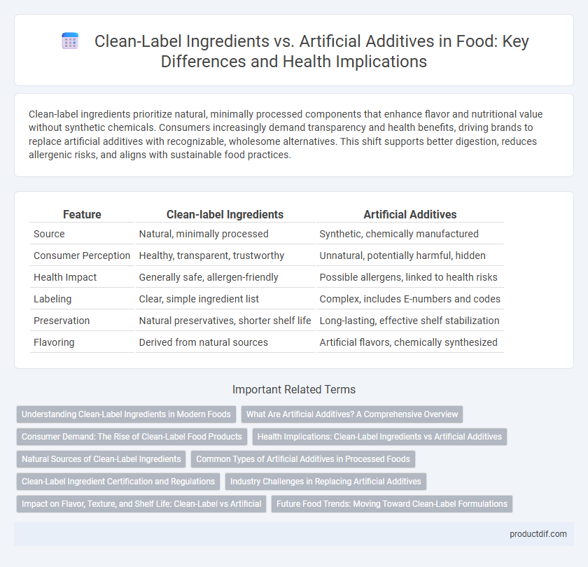 Clean-Label Ingredients vs. Artificial Additives in Food: Key Differences and Health Implications