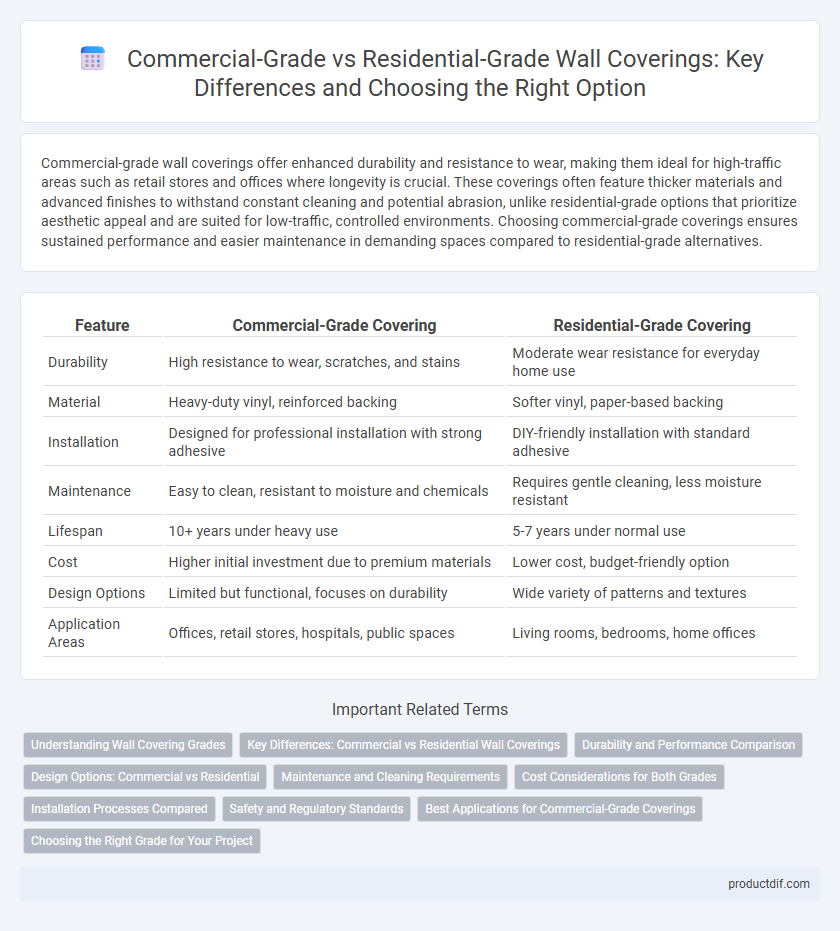 Commercial-Grade vs Residential-Grade Wall Coverings: Key Differences and Choosing the Right Option