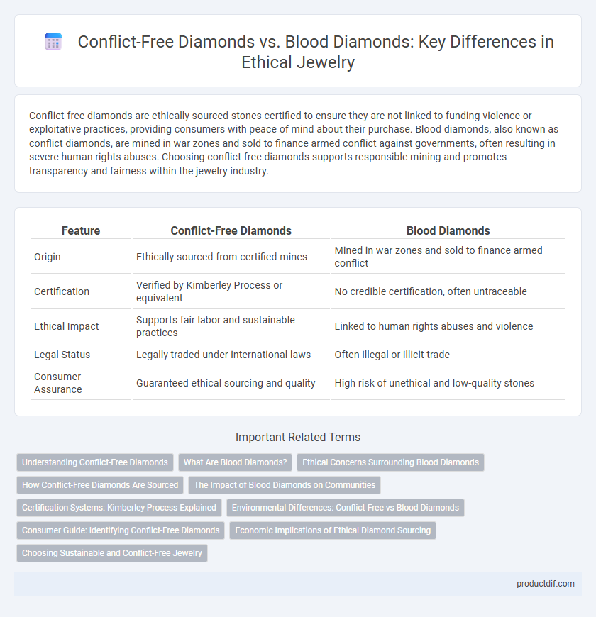 Conflict-Free Diamonds vs. Blood Diamonds: Key Differences in Ethical Jewelry