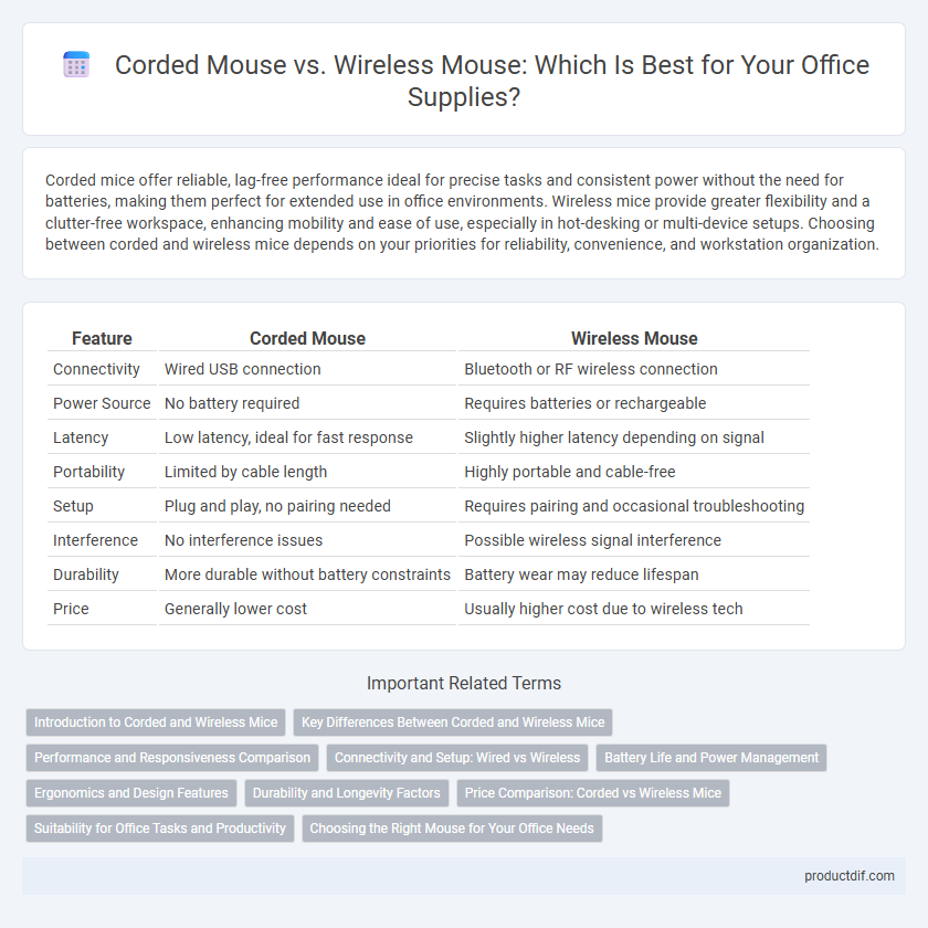 Corded Mouse vs. Wireless Mouse: Which Is Best for Your Office Supplies?
