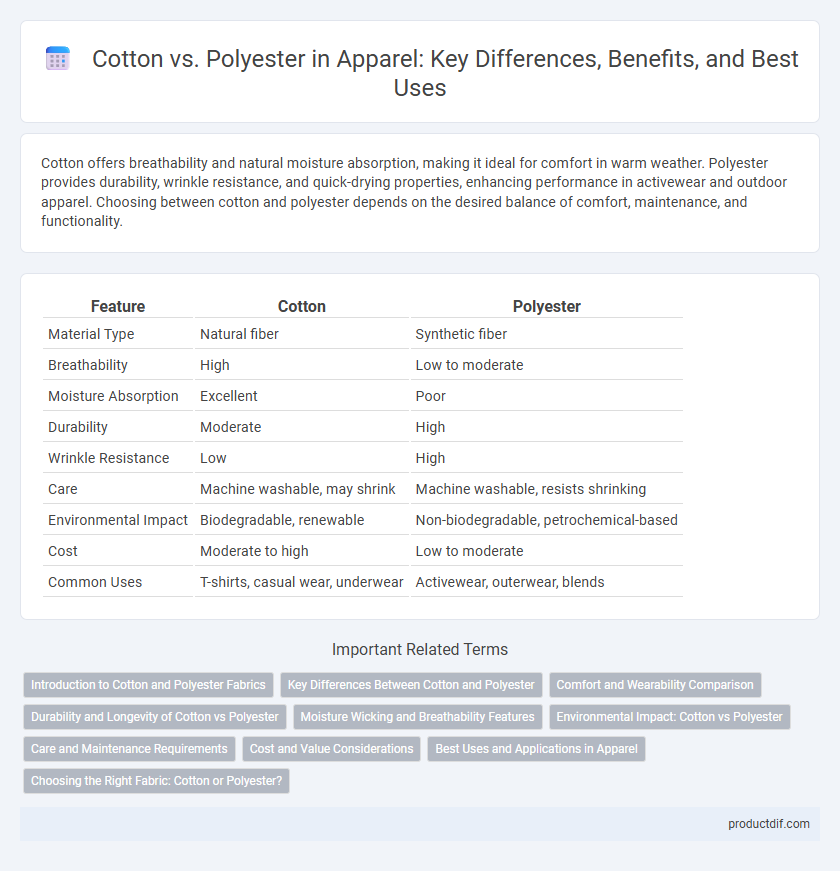 Cotton vs. Polyester in Apparel: Key Differences, Benefits, and Best Uses
